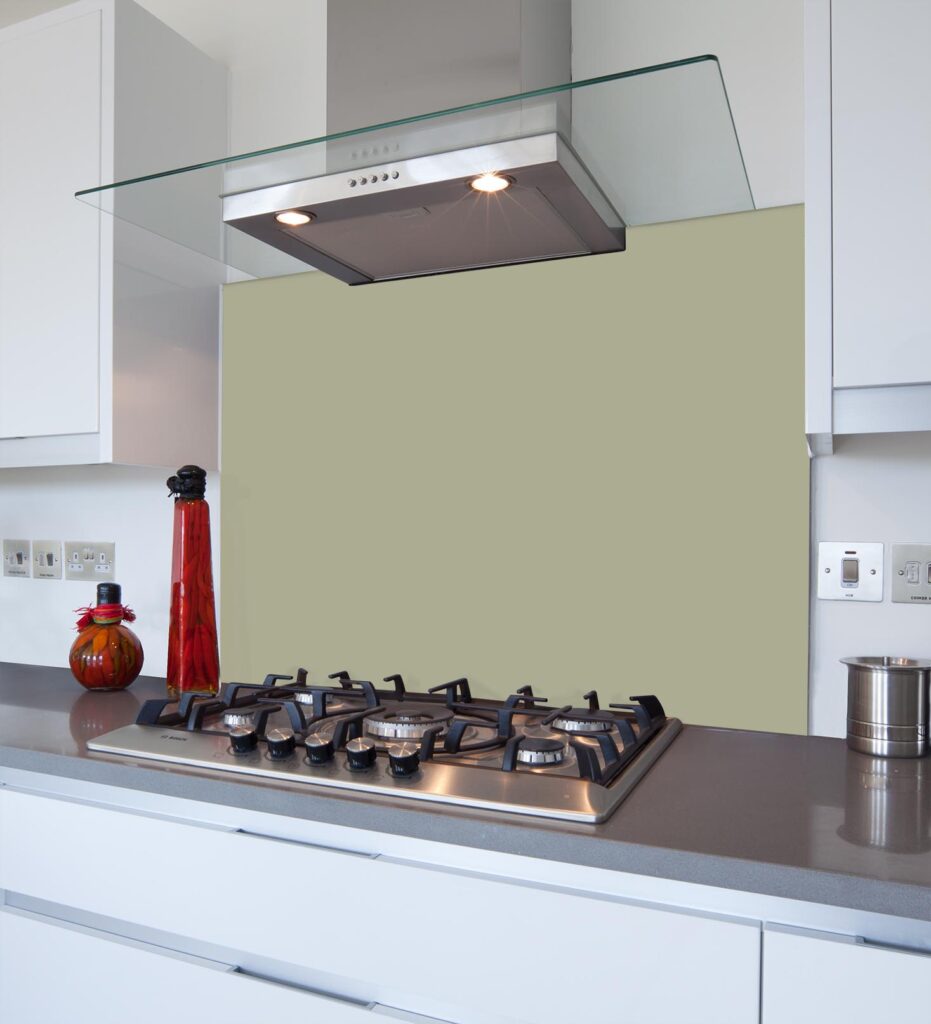 Green Glass Splashbacks